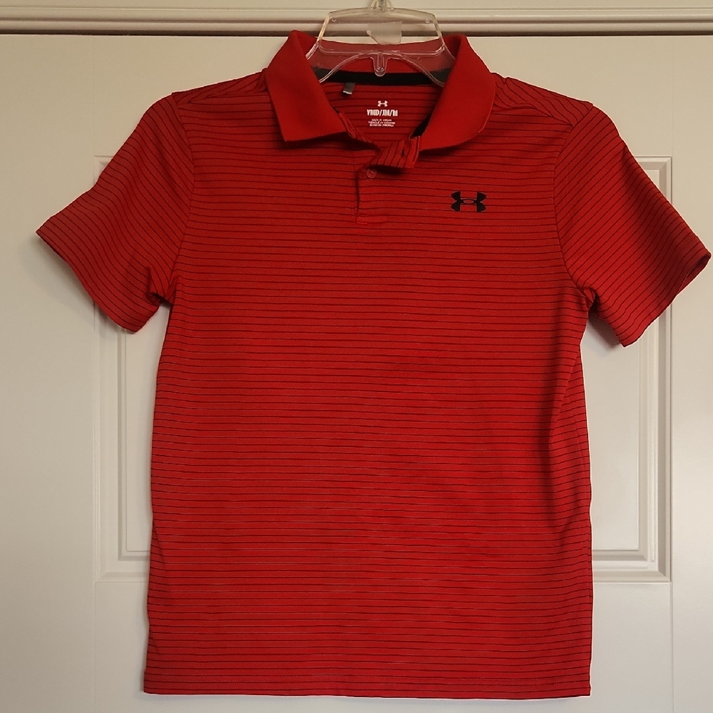 Under Armour Red Polo Shirt